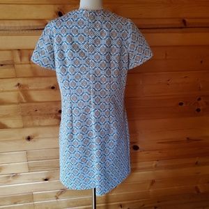 Vintage Dresses - 1960s Unlabeled Double Knit Polyester Shift Dress Vintage Dresses - 1960s Unlabeled Double Knit Polyester Shift Dress